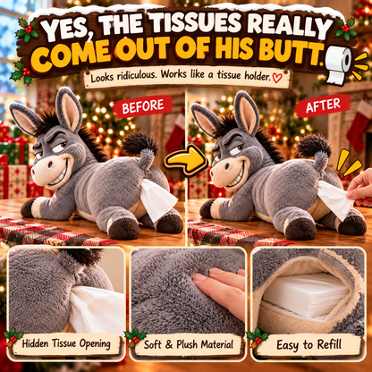 Need a Tissue? Kiss My Ass First! 😂 The Cheekiest Donkey Tissue Holder Ever!