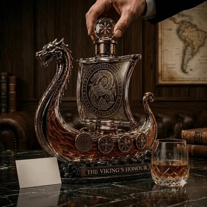 🔥 Ready to Sail Like a Viking?! 🛡️ 2026 Viking Longship Whiskey Decanter – A Legendary Pour Worth Remembering!