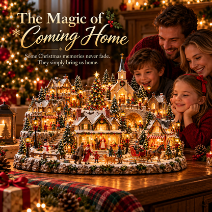 ✨ Christmas Eve Homecoming – A Magical Lighted Christmas Village