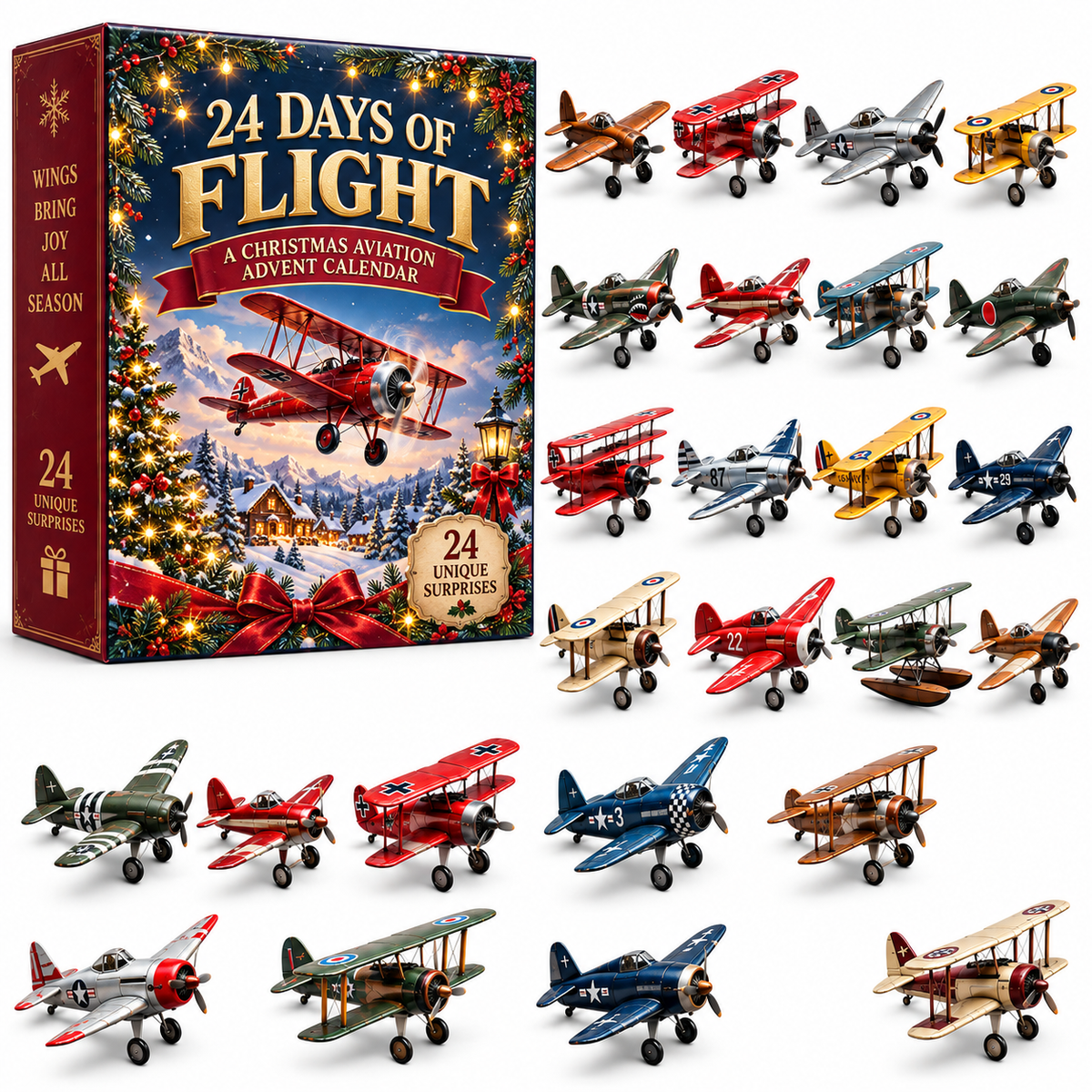 ✈️ Legends of the Sky – 24-Day Vintage Aircraft Advent Calendar