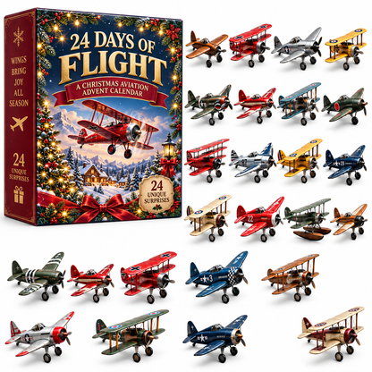 ✈️ Legends of the Sky – 24-Day Vintage Aircraft Advent Calendar