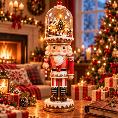 ✨ A Little Christmas World Inside 🎄 – Light-Up Christmas Village Figurine | Magical Holiday Decor & Heartwarming Christmas Gift 🎁