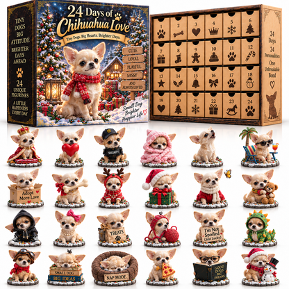 🐾 Small Dog, Big Attitude?! ❤️ 2026 Chihuahua Christmas Collection – 24 Days of Tiny Personalities & Big Love! 🎄