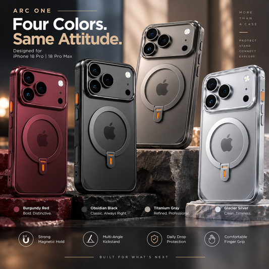 🔥Hot Sale 50% OFF! 3-in-1 Magnetic Ring Stand Case For IPhone 18 Pro & Pro Max