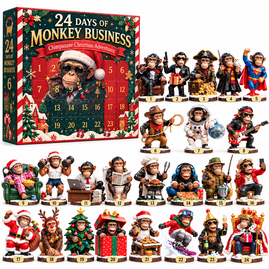 OMG! WANTED: CHRISTMAS GIFT THIEF!  🐒🎁24 Days of Monkey Business