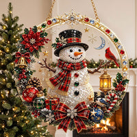 ❄️ Plaid Scarf Snowman