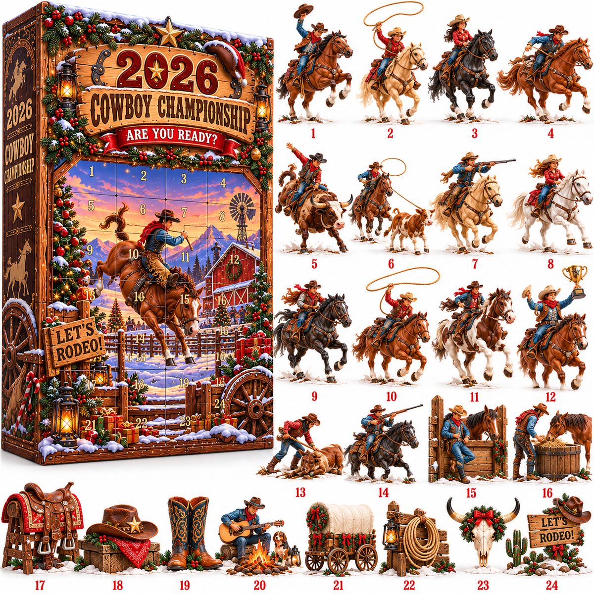 🔥Are You Ready?! 🔥🐎2026 Cowboy Championship-24 Days of Cowboys& Rodeo Adventures