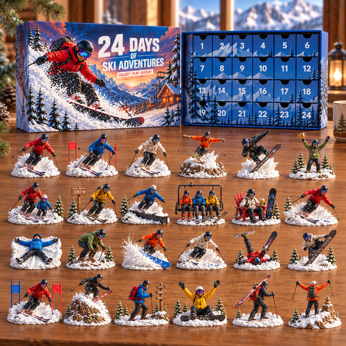 🔥Last Day 50% OFF❄️ 2026 Ski Adventures – 24 Days of Snowy Fun!
