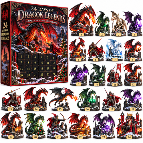 ⚔️🔥 FINAL DAY – 50% OFF! 🔥24 Days of Knights & Dragons Christmas Advent Calendar