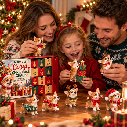 🔥 FINAL NIGHT! 50% OFF!🎅 2026 Corgi Christmas Chaos – 24 Days of Tiny Legs & Big Trouble