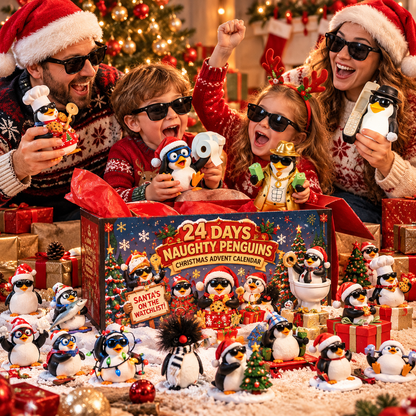🔥Selling Out Fast!🐧24 Days of Naughty Penguins™ – The Christmas Chaos Advent Calendar