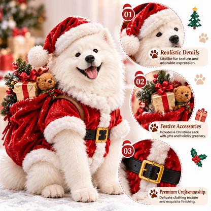 🔥FINAL DAY SALE – 50% OFF! 🔥24-Day Samoyed Christmas Collectible Gift Set – Fluffy Trouble Makers