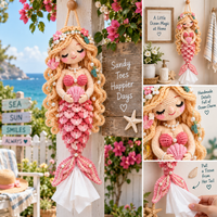 Pink-haired mermaid
