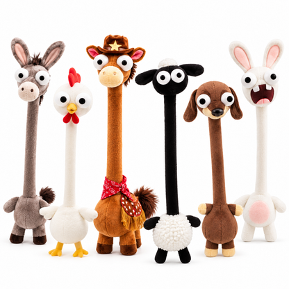 🔥 FINAL NIGHT! 50% OFF! 🔥Long-Neck Animal Party — Backpack & Seat Belt Hanging Charms🐰