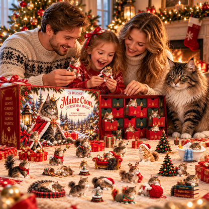 👑🐱 ROAR! One Bite and Christmas Is Mine! 2026 Maine Coon Christmas Box – 24 Days of Furry Royal Mischief