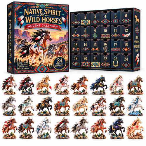 🔥 Almost Sold Out!🐎2026 Wild Horses Advent Calendar – 24 Days of Western Magic