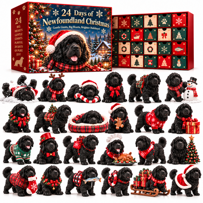 🎅Santa,  where's My Jerky?!🐶2026 Newfoundland Christmas – 24 Days of Big Paws & Holiday Fun