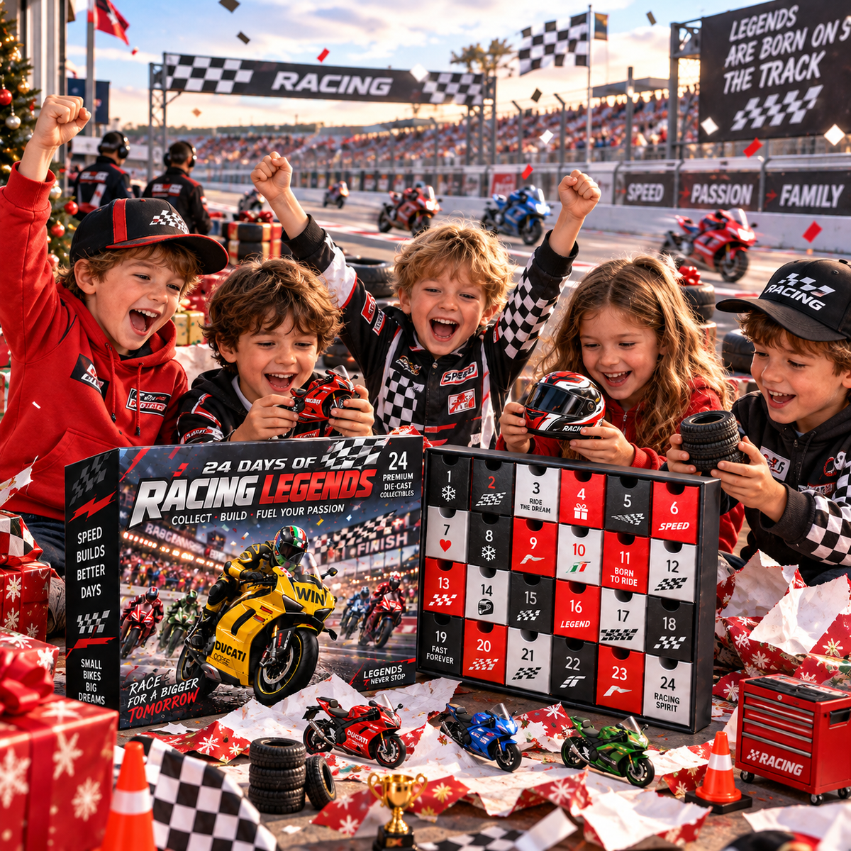 🏍️🔥 Ready for the Ultimate Racing Showdown?! 🏁 2026 Racing Legends – 24 Days of Speed & Glory!