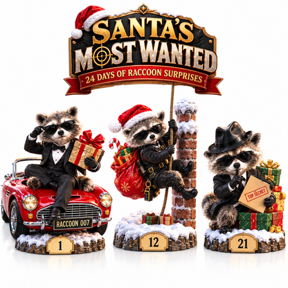 🔥 FINAL DAY — 50% OFF!🔥24 Days of Naughty Raccoons Advent Calendar 2026