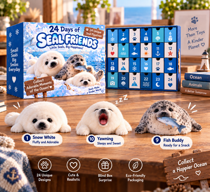 🦭Eat. Sleep. Flop. Repeat! 😂 24 DAYS OF SEAL-Y CHRISTMAS CHAOS Collection