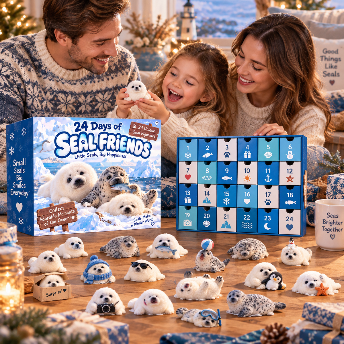 🦭Eat. Sleep. Flop. Repeat! 😂 24 DAYS OF SEAL-Y CHRISTMAS CHAOS Collection
