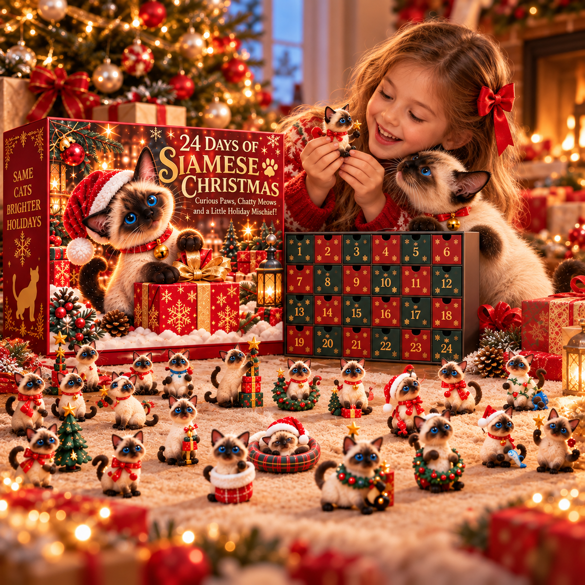 🐱😾 Why the Grumpy Face?! 🥫 2026 Siamese Christmas – 24 Days of Meows, Mischief & Treats