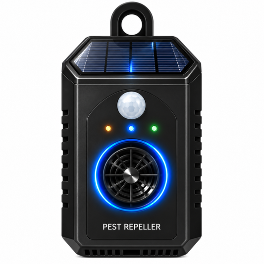 KEEP THE PESTS OUT!!! ⚡⚡⚡Solar Ultrasonic Pest & Rodent Repeller