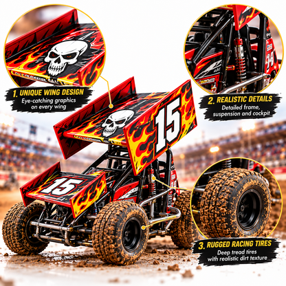 🏁🔥 An Airplane on Dirt?! ✈️ 2026 Dirt Track Legends – 24 Days of Winged Racing Thunder