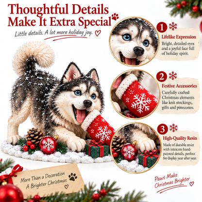 🐺SANTA, THE HUSKIES DESTROYED CHRISTMAS AGAIN! 😂24 Days of Husky Christmas Gift Set