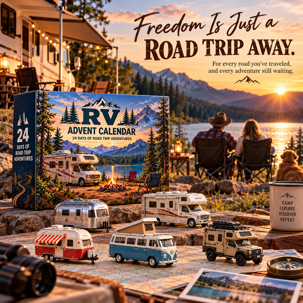 🚐 24-Day RV Advent Calendar – ❤️ Some Roads Never Leave Your Heart.