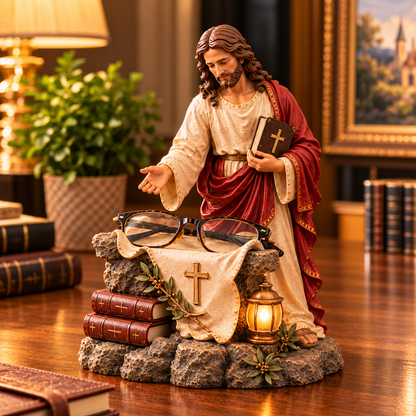 ✝️ Jesus Blessing Light-Up Organizer – A Daily Reminder of Faith, Love & Protection