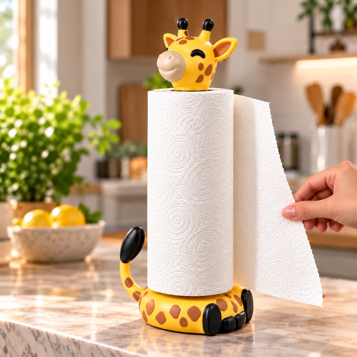 🦒 Who Knew Kitchen Cleanup Could Be This Fun?! 💛 Meet Your New Spinning Kitchen Buddy!