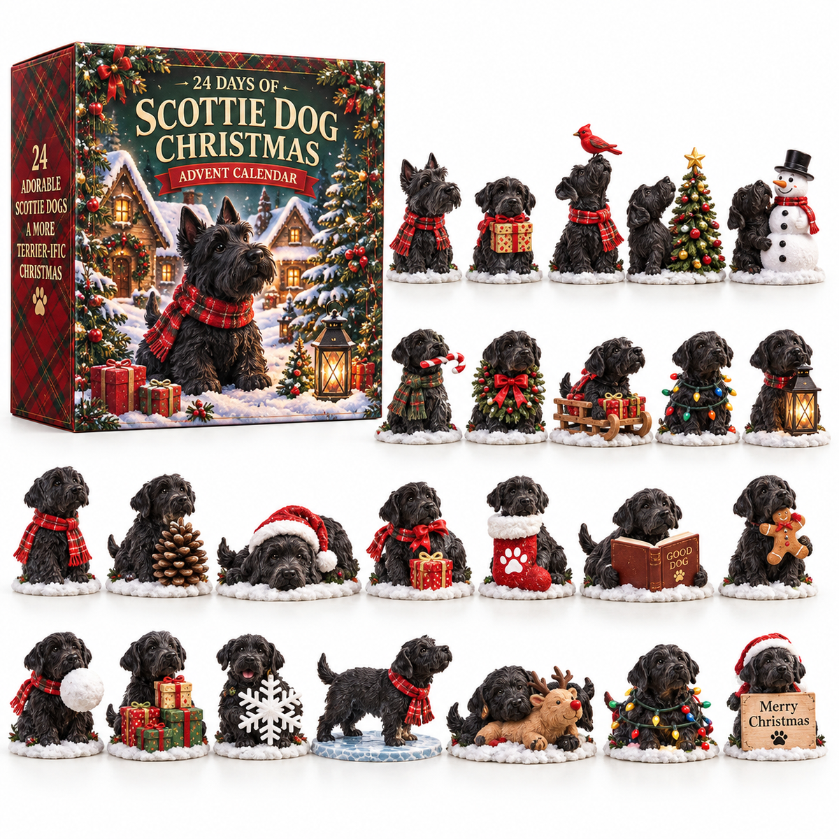 ❤️🐾 24 Little Scotties, A Whole Lot of Christmas Love! 🎄 – Advent Calendar 2026