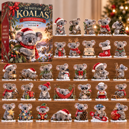 🐨 Ready for 24 Days of Cuteness? 🎄 2026 Koala Christmas Advent Calendar – 24 Adorable Surprises!