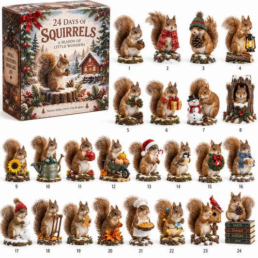 🐿️ One Little Squirrel Today. A Whole Collection by Day 24.