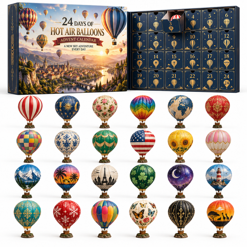 🎈 Ready to Let Your Dreams Take Flight? ✨ 2026 Hot Air Balloon Advent Calendar – 24 Days of Romance & Wonder!
