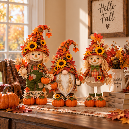 🍁 Ready to Bring Autumn Home? 🌻 3 Charming Characters,  Endless Ways to Celebrate Fall!