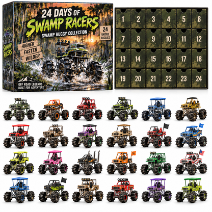 🔥 Born to Get Muddy?! 🏁 2026 Swamp Racers Advent Calendar – 24 Days of Wild Off-Road Adventures!