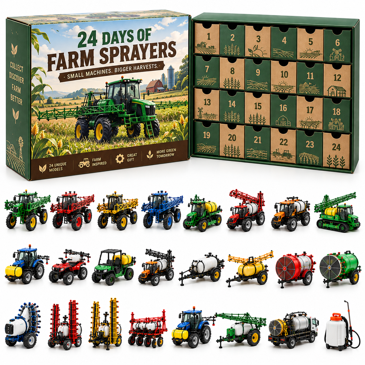 24 Days of Farm Sprayers – 24 Unique Agricultural Machine Collectibles | Farm Lover's Christmas Gift