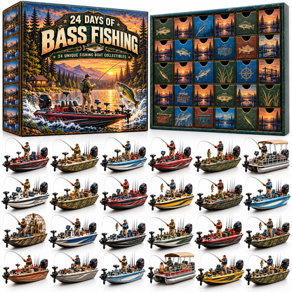 🎣 Hooked on Fishing?! 🚤 2026 Bass Fishing Advent Calendar – 24 Days of Lakeside Adventures & Collectible Surprises!