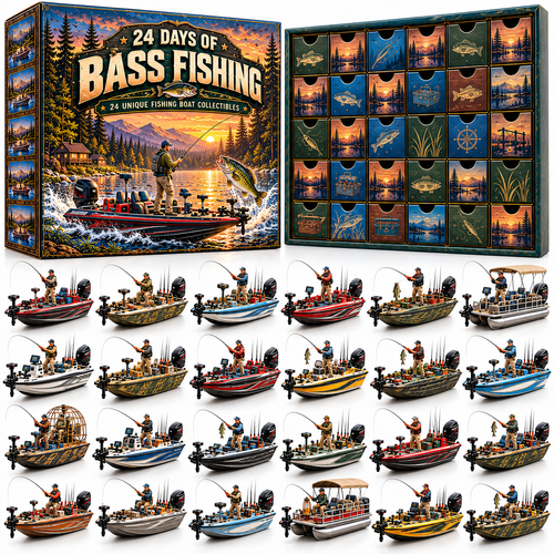 🎣 Hooked on Fishing?! 🚤 2026 Bass Fishing Advent Calendar – 24 Days of Lakeside Adventures & Collectible Surprises!