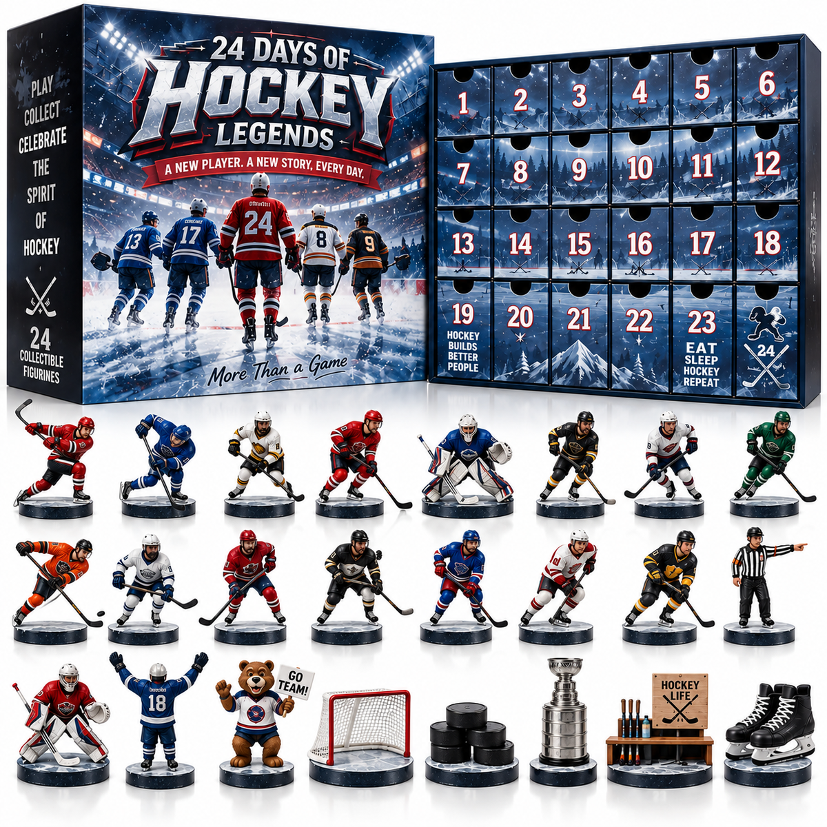 🏒 Ready to Hit the Ice?! 🏆 2026 Hockey Legends Advent Calendar – 24 Days of Epic Plays, Big Moments & Collectible Surprises!