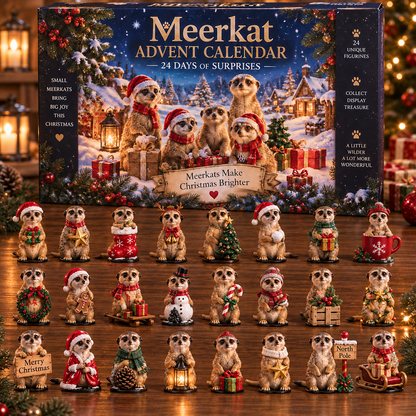 🐾 Meerkat Christmas Advent Calendar – 24 Curious Little Meerkats, 24 Days of Holiday Surprises