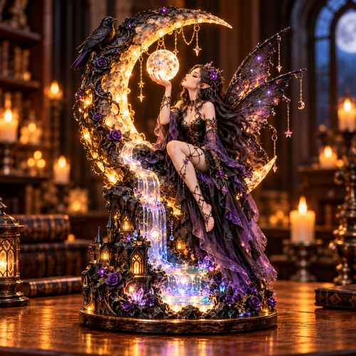 🌙 Ready to Enter a Magical World?! 🧚 Dark Fairy Moonlight – A Glowing Fantasy Beyond Imagination!