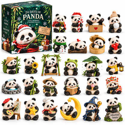 🐼 24 Days of Panda – 24 Unique Pandas, 24 Little Moments of Joy