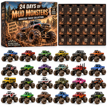 🔥 Ready to Get Dirty?! 🛻 2026 Mud Monsters Advent Calendar – 24 Days of Bigger, Bolder Off-Road Adventures!