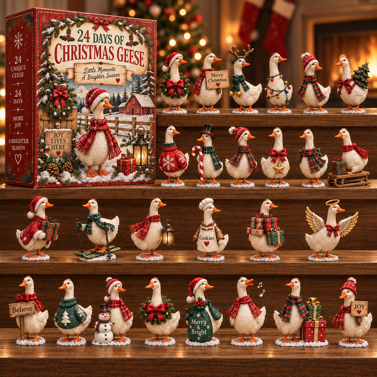 🪿🎄 24 Days of Christmas Geese – A Nostalgic Farmhouse Holiday Collection