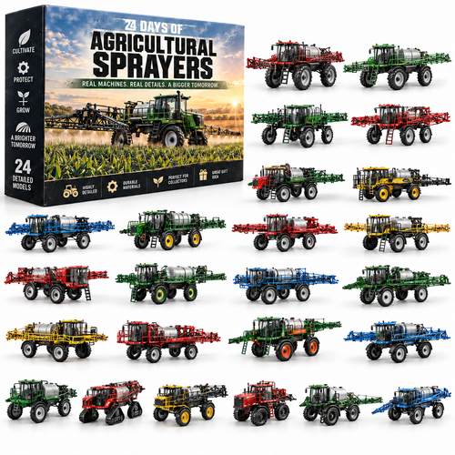🚜24 Days of Agricultural Sprayers Advent Calendar – 24 Unique Self-Propelled Farm Sprayer Miniatures