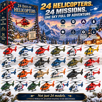 24 Days of Helicopter Adventures — A New Mission Every Day! 🎄🚁