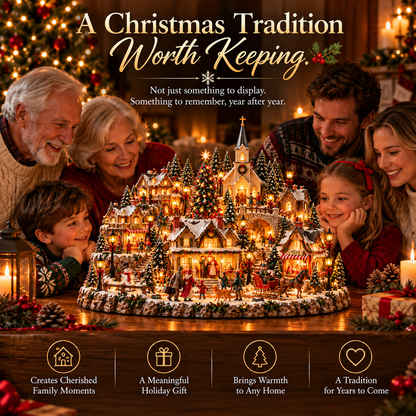 ✨ Christmas Eve Homecoming – A Magical Lighted Christmas Village